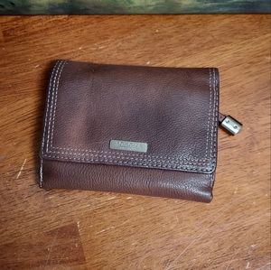 Women's Brown Tri Fold Sonoma Leather Wallet
